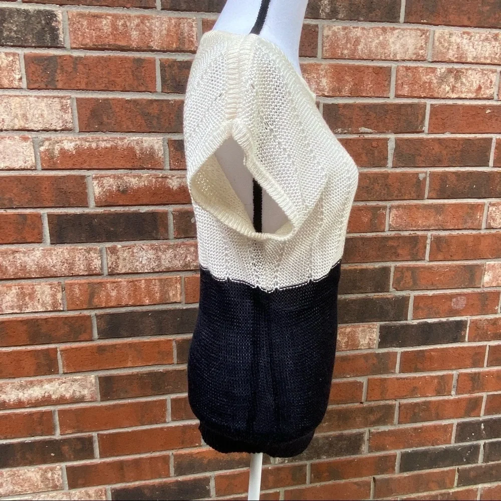 Christian Dior Vintage Cap Sleeve Knit Top Sweater - Picture 5 of 13